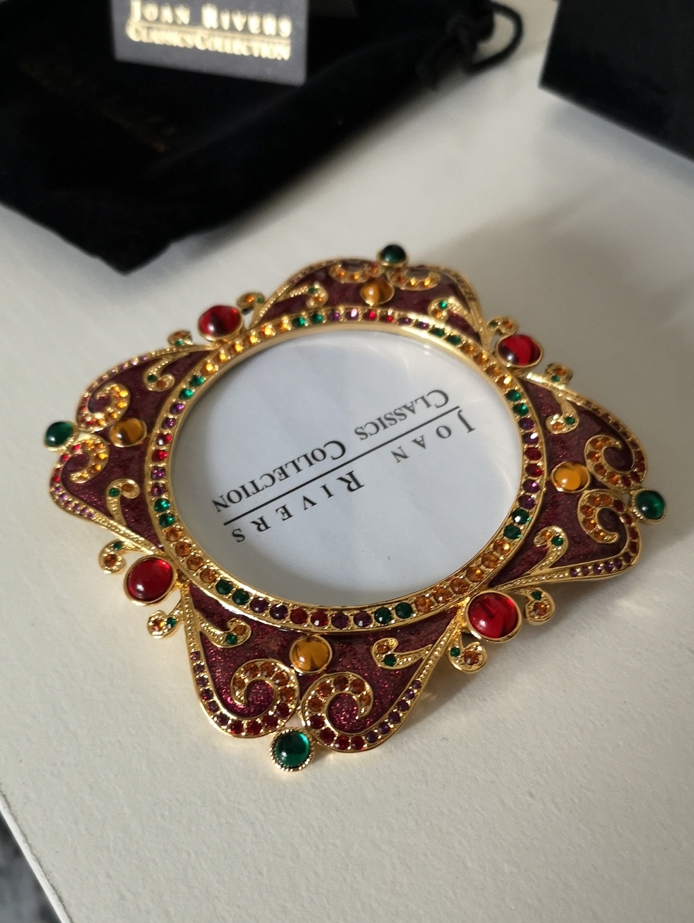 Absolutely Stunning Joan Rivers Collection Photo Frame with Enamel & Rhinestones - Picture 5 of 8